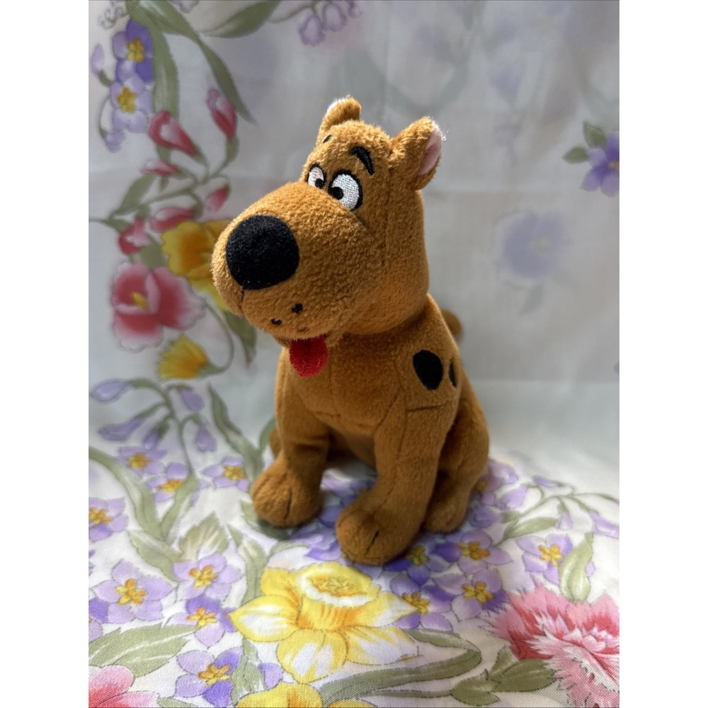 TY Beanie Babies Scooby-Doo Plush Brown Spotted Dog 2014 Stuffed Animal 7"